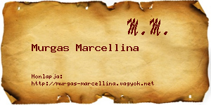 Murgas Marcellina névjegykártya